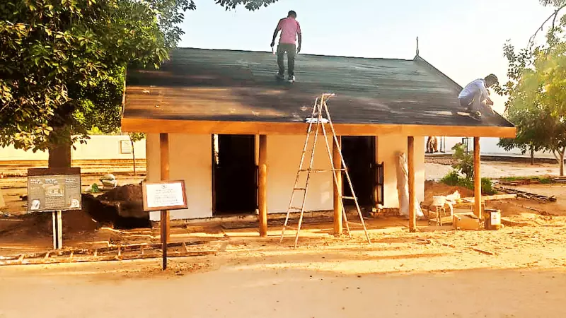 Buried Steps Unearthed at Gandhi Ashram's Vinoba-Mira Cottage in Major Restoration