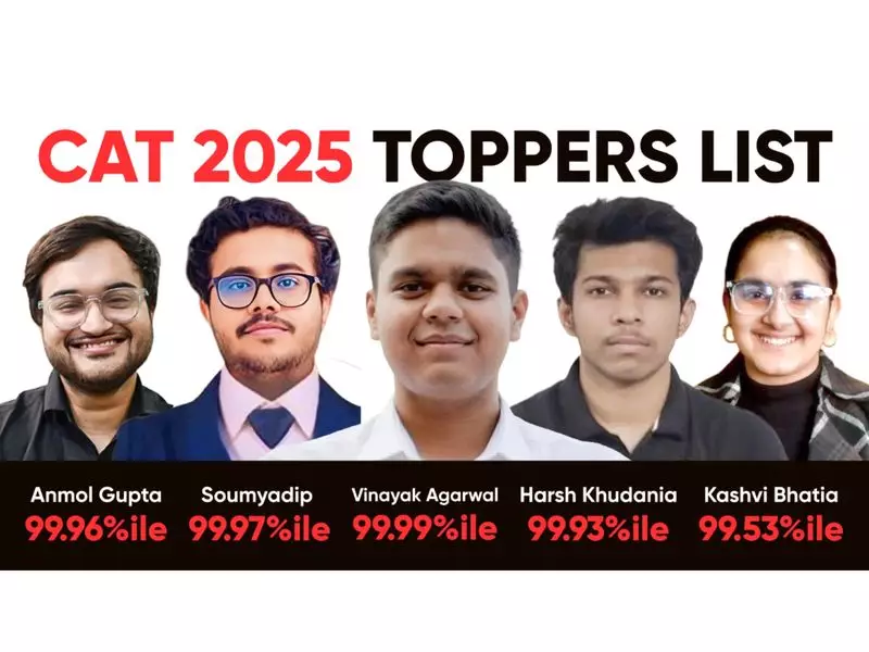 CAT 2025 Result Declared: Check Toppers List, Percentile Scores & Key Details