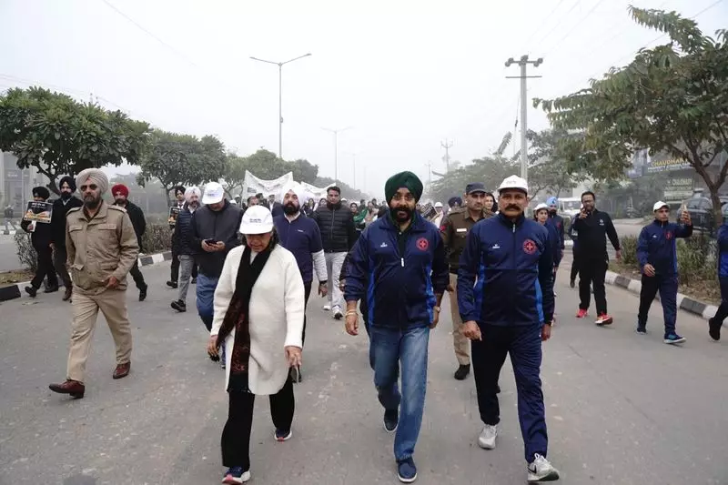 Chandigarh Concludes Anti-Drug Drive with Massive Walkathon
