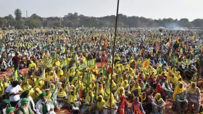 Chandigarh SKM Rally: 10,000 Farmers Gather Peacefully After Strategic Planning