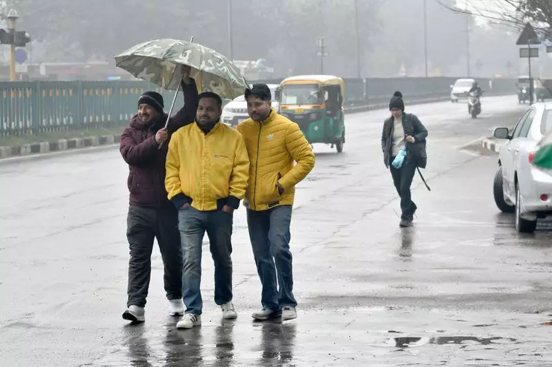 Chandigarh's 31-Day Dry Spell Ends with New Year Rain, Records 1.6 mm