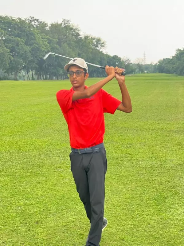 Chandigarh's Krish Patel, 17, Makes Historic Pro Golf Debut