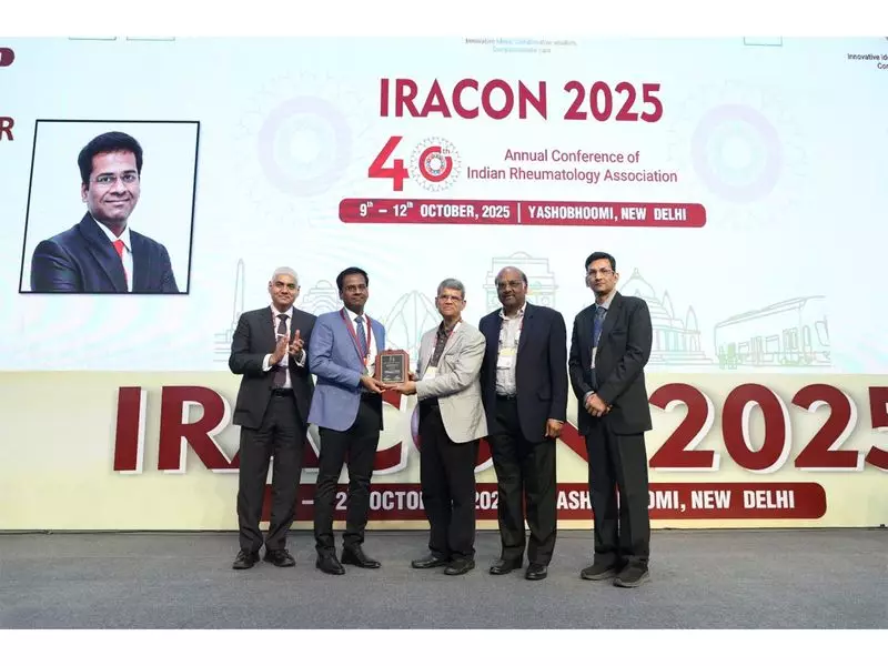 Chennai Rheumatologist Dr. Padnamabh receives Kolkon Oration Award