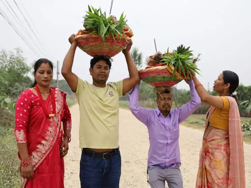 Chhath Puja 2023: Nepali Devotees Offer Prayers for Peace and an End to Natural Calamities