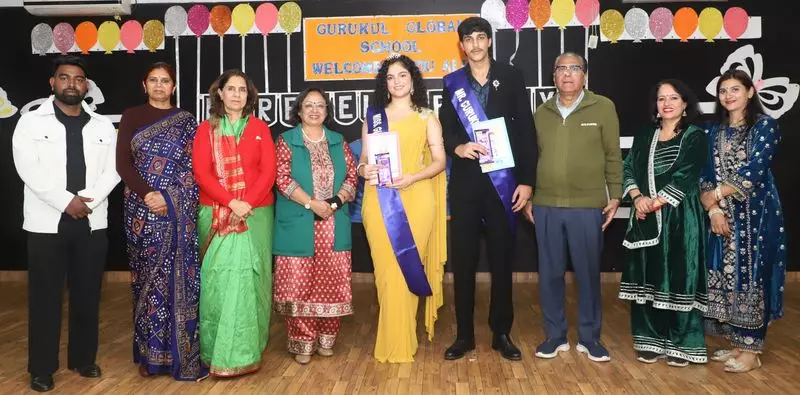 Class XII Students Honored in Grand Farewell Ceremony at DAV Public School