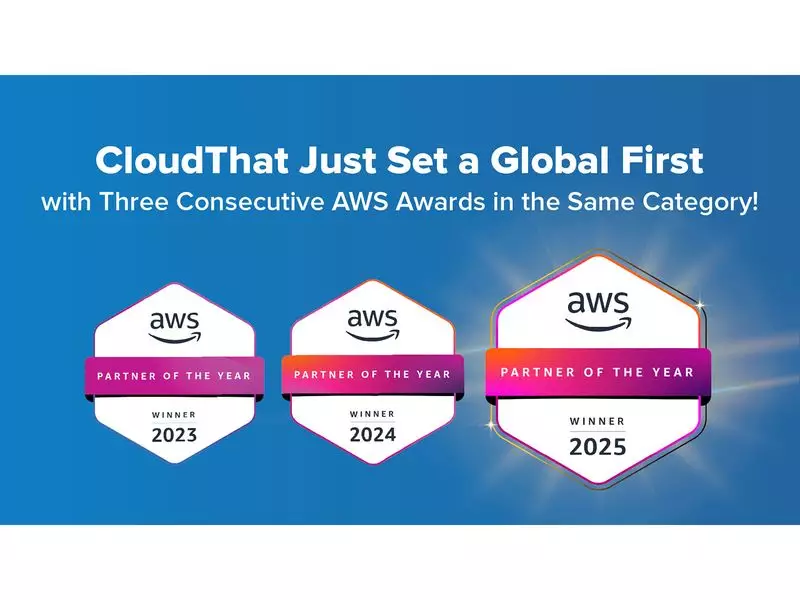 CloudThat Achieves Global First with Three Consecutive AWS Awards