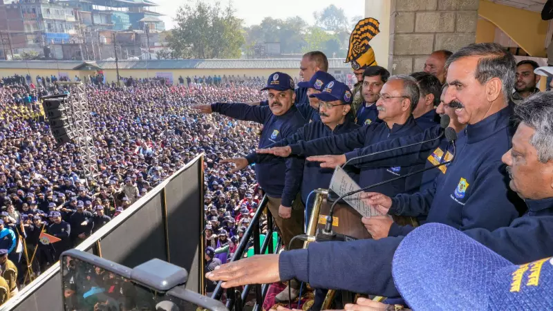 CM Sukhu Leads Massive Anti-Chitta Walkathon in Hamirpur, Vows to Crush Drug Networks