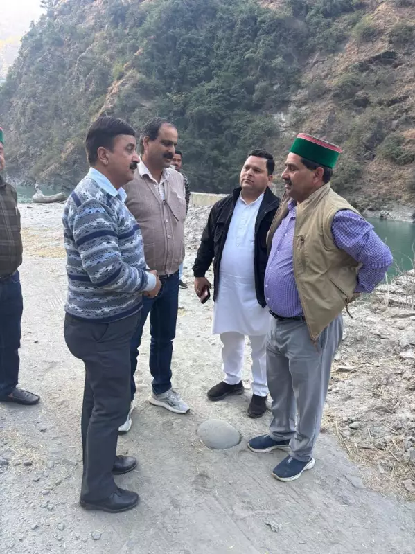 Congress Leader Vikramaditya Singh Inspects Damaged Chamba-Bharmaur Highway