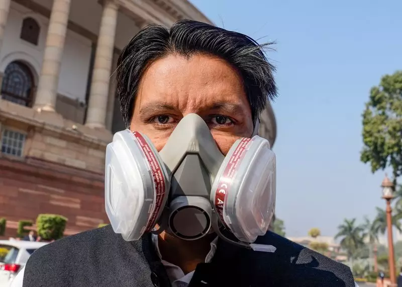 Congress MPs Stage Masked Protest in Parliament Over Air Pollution Silence
