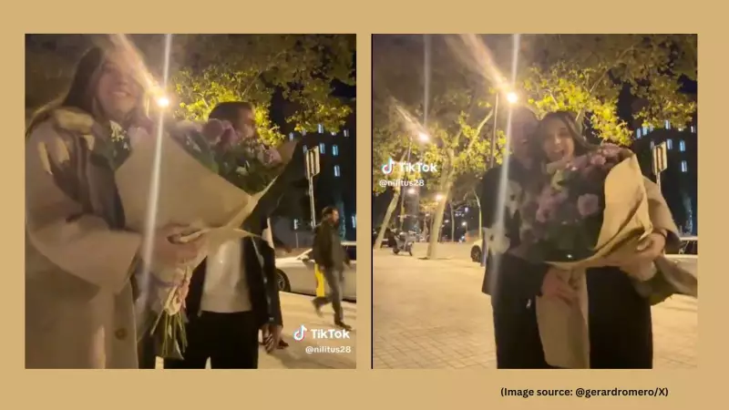 Couple's Barcelona video goes viral after spotting Lionel Messi