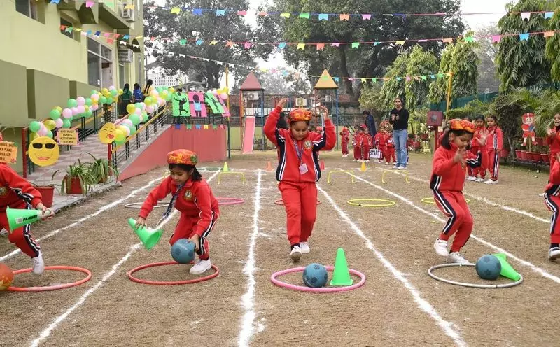 CRB Public School's Annual Sports Meet: Students Shine in Track & Field
