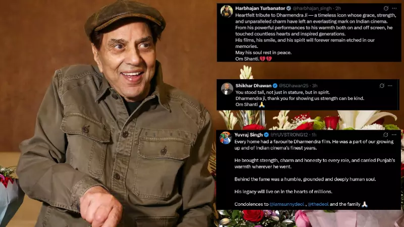 Cricketers Mourn Dharmendra: Yuvraj, Harbhajan Lead Tributes to Bollywood Legend