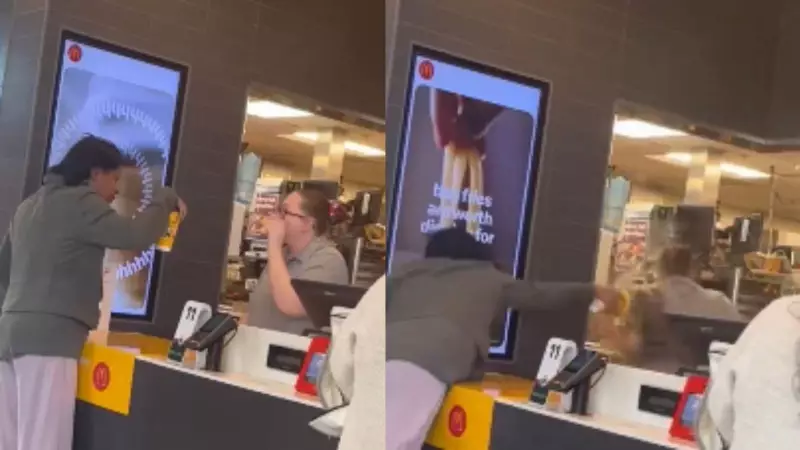 Customer Throws Hot Coffee at McDonald's Manager in Order Dispute