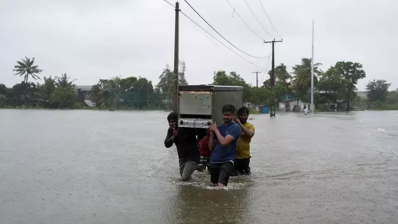 Cyclone Ditwah Exits Sri Lanka, Heads Toward Indian Coast