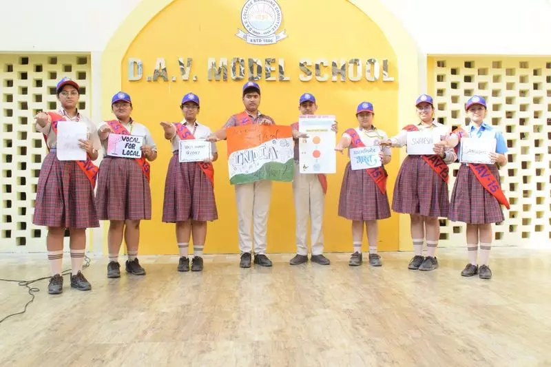 DAV Model School NSS Volunteers Excel in Viksit Bharat Buildathon