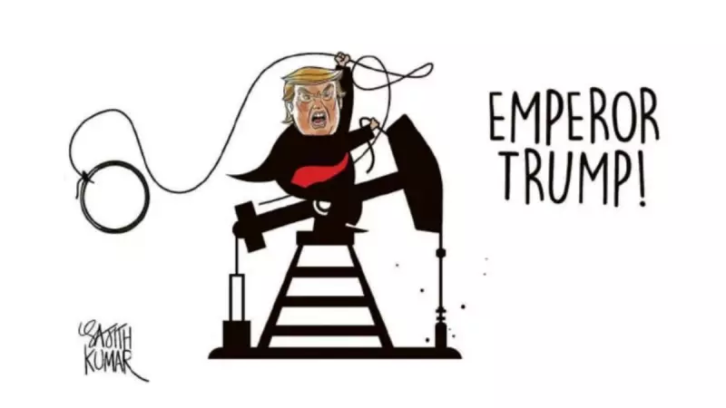 Deccan Herald Cartoon Satirises Trump's 'Emperor' Persona Amid Legal Woes