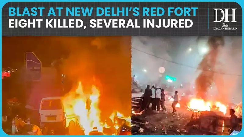 Delhi Blast Near Red Fort Kills 8, Security Heightened Nationwide