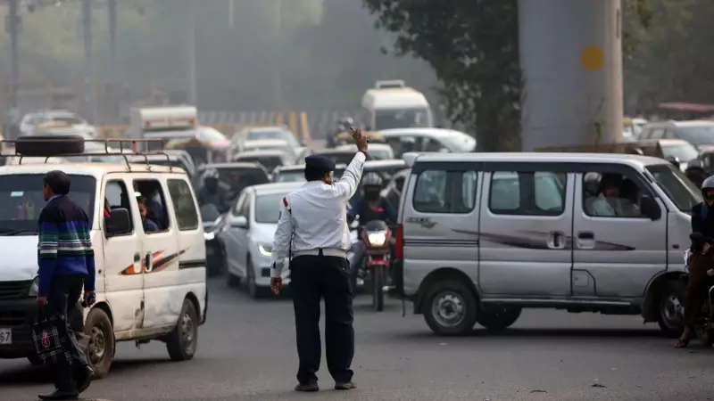 Delhi Traffic Cop Suspended After Viral Video Shows Assault on Taxi Driver