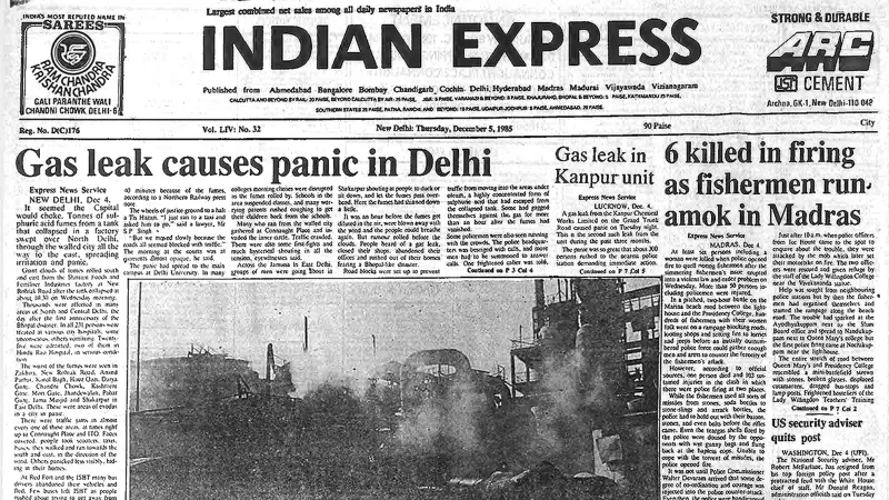 Delhi's 1985 Toxic Gas Leak: A Capital Choked, Probe Ordered