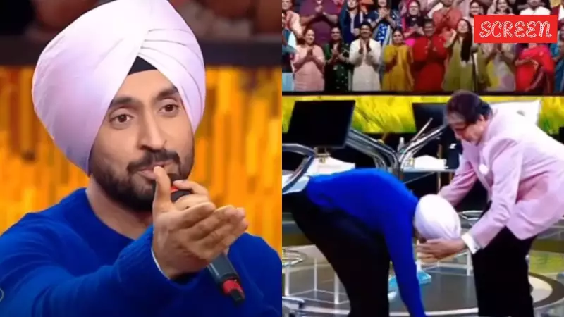 Diljit Dosanjh Bows Down to Amitabh Bachchan on KBC, Sings 'Main Hun Punjab' in Viral Moment