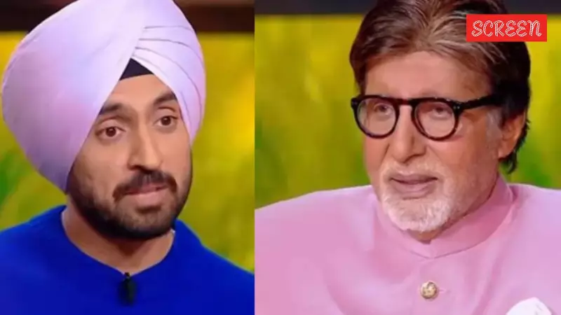 Diljit Dosanjh Hilariously Blames Amitabh Bachchan for Wasted KBC Lifeline, Refuses to Leave Hot Seat!