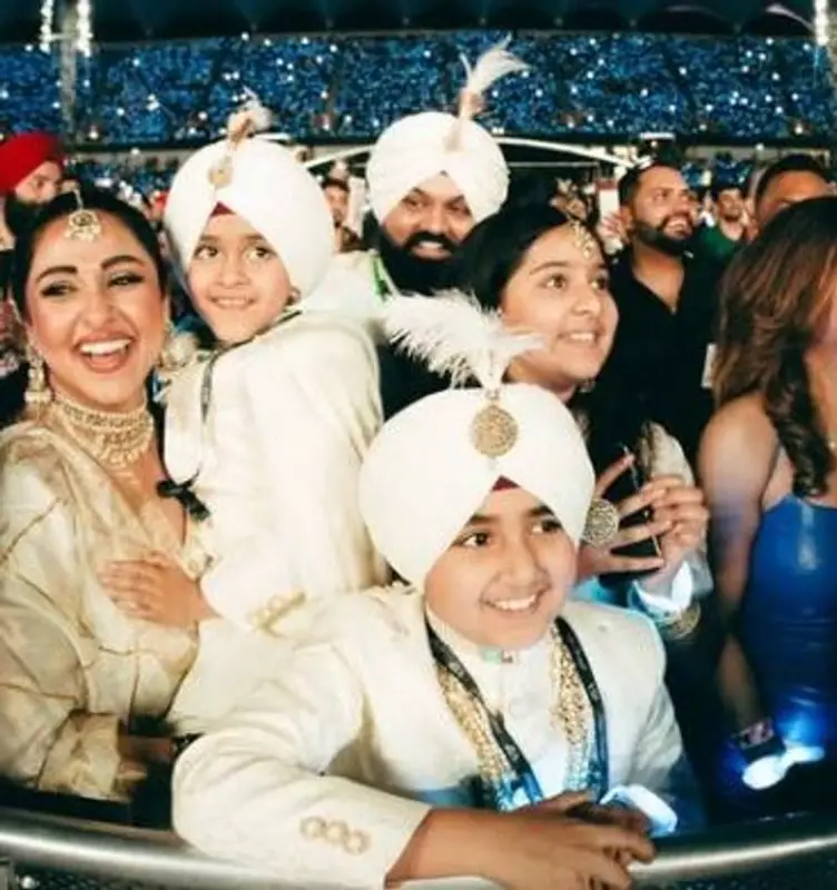 Diljit Dosanjh's Family Steals the Show in Sydney with Epic Met Gala Look Recreation
