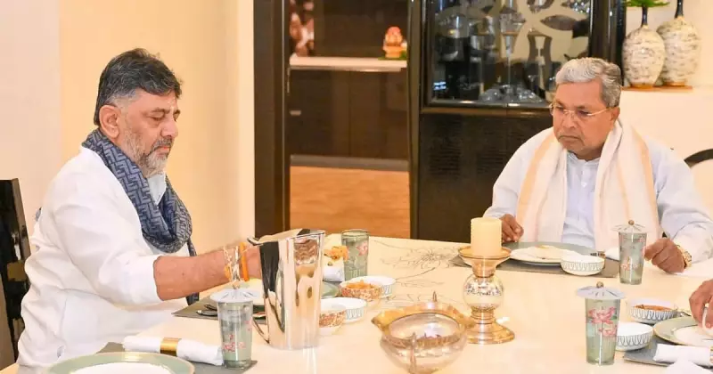 DK Shivakumar Hosts CM Siddaramaiah for Breakfast, Reaffirms Congress Vision
