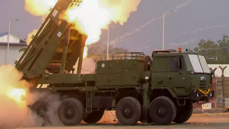 DRDO's Pinaka LRGR 120 Rocket Hits Target in Maiden 120-Km Flight Test