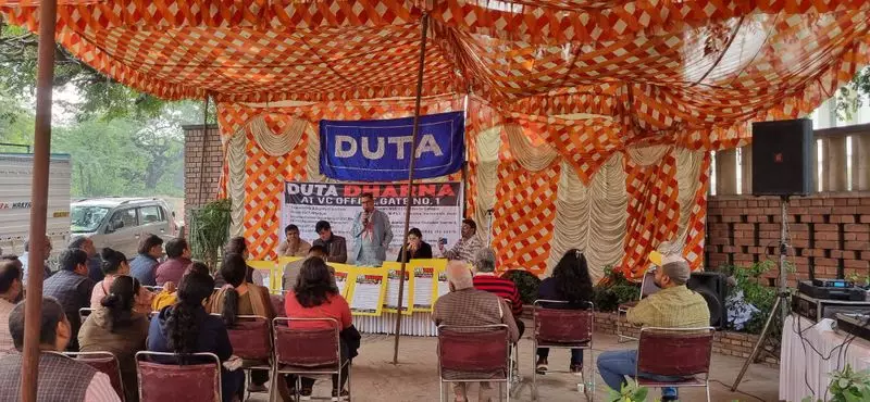 DU Teachers Protest Over Inaction in Alleged Assault Case