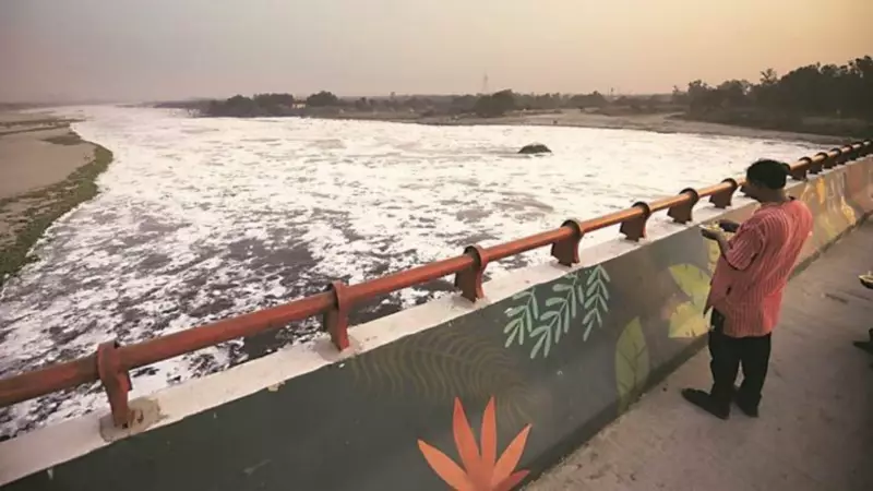 Environmental Group Alleges Excessive Defoamer Spraying in Yamuna, Seeks Action Against DJB