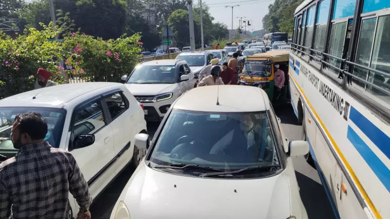 Farmers Force Police Retreat at Mohali-Chandigarh Border Over PU Autonomy