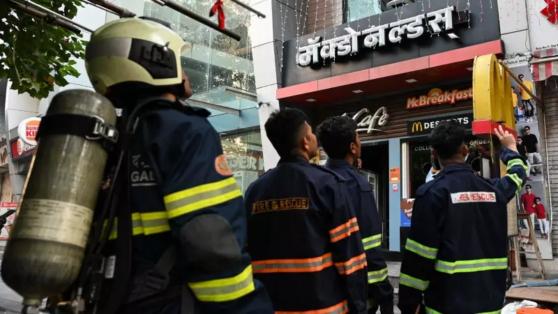 Five Firefighters Injured in Dadar Mall Blaze at McDonald's Kitchen