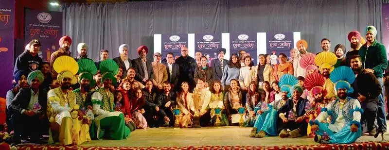 GADVASU's Veterinary College Wins Overall Trophy at Youth Festival 2024