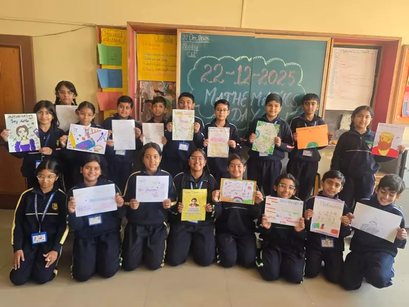 Ganit Diwas Celebrated at DAV Public School, Khera Khurd