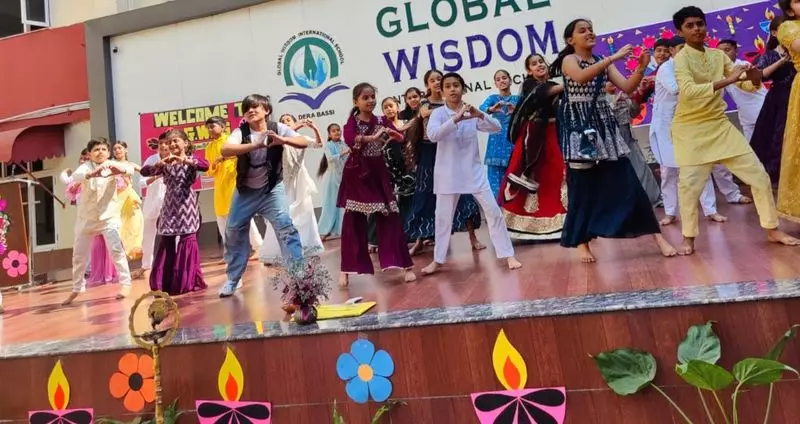 Global Wisdom International School Dazzles with Spectacular Diwali Celebrations