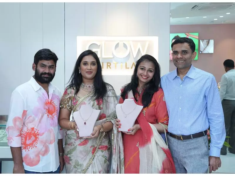 Glow by Kirtilals Shines Bright with Grand New Showroom Opening at MG Road, Vijayawada