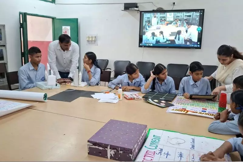 GMHS-54 Students Lead Digital Revolution: Building Apps for Viksit Bharat @MyGovIndia