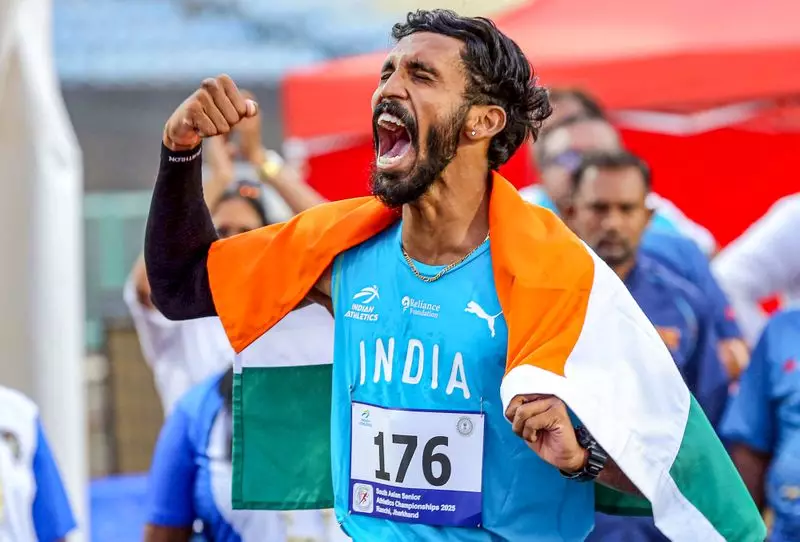 Golden Glory for India! Athletics Team Dominates with 7 Gold Medals Despite Relay Stumble