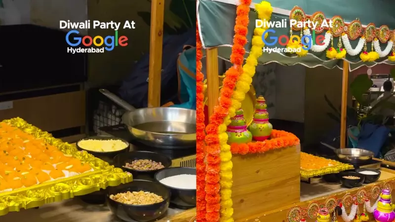 Google Hyderabad's Grand Diwali Bash Sets Internet Ablaze With Spectacular Celebrations