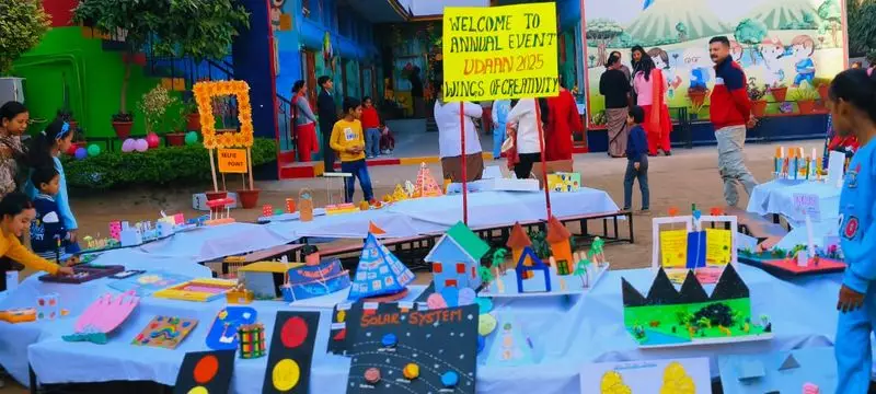 GP Public High School's Exhibition Showcases Student Innovation in Multiple Disciplines