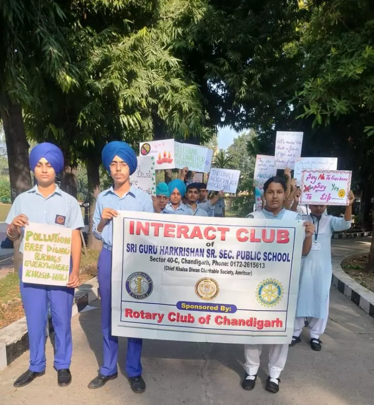 Green Diwali Initiative: Sri Guru Harkrishan School Champions Eco-Friendly Celebrations