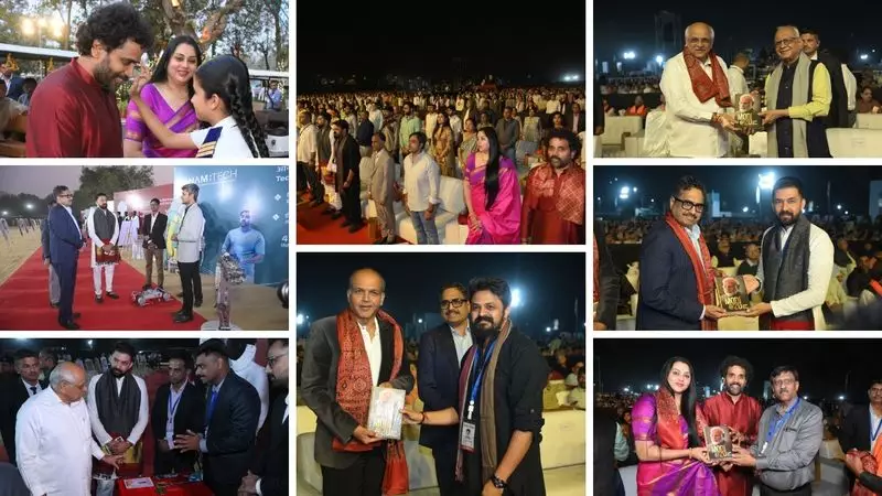 Gujarat CM, Ministers, and Ashutosh Gowariker Attend Namotsav at Sanskardham