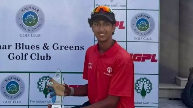 Gujarat's Rising Golf Star Lakshya Harjai Clinches Junior Boys Trophy in Spectacular Fashion