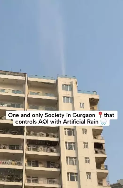 Gurgaon Society Fights Heat with Rooftop Sprinklers, Sparks 'Artificial Rain' Debate