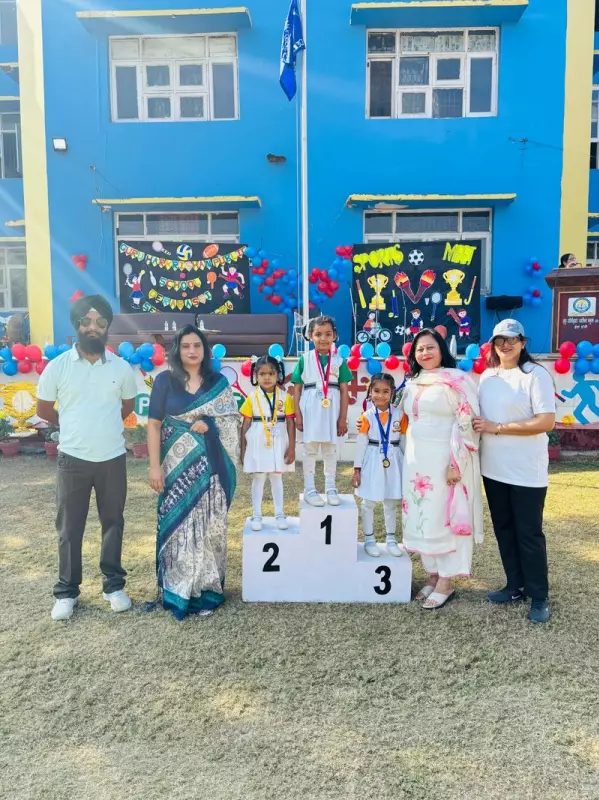 Guru Harkrishan Public School Hosts Energetic Annual Sports Meet for Junior Wing
