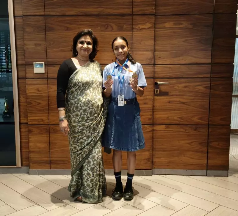 Gurukul Student Vipneet Rai Dominates District Athletics with Triple Gold Medal Haul