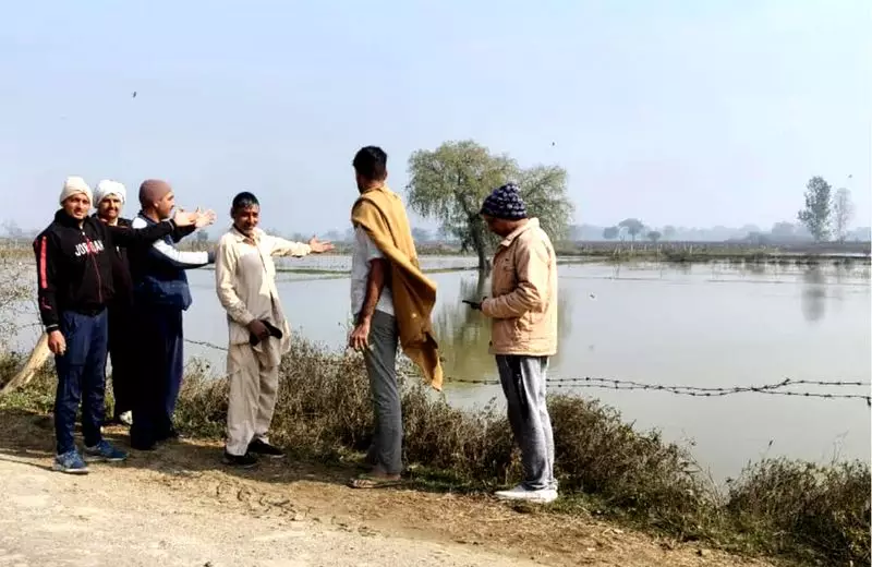 Haryana Farmers Seek Relief After Waterlogging Damages Crops, Ex-Minister Joins Protest