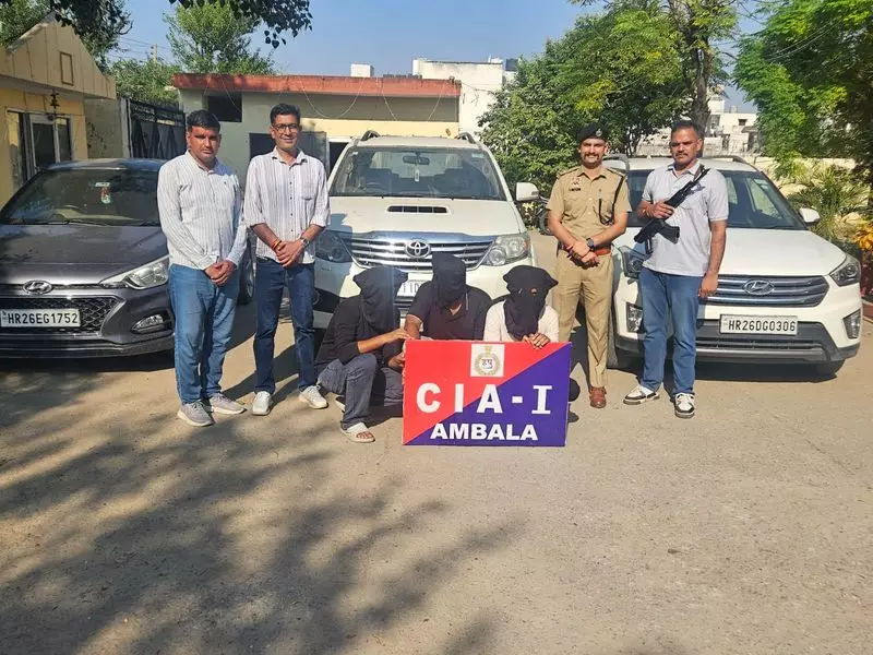 Haryana Police Busts Inter-State Vehicle Theft Ring, Recovers 3 Stolen Cars