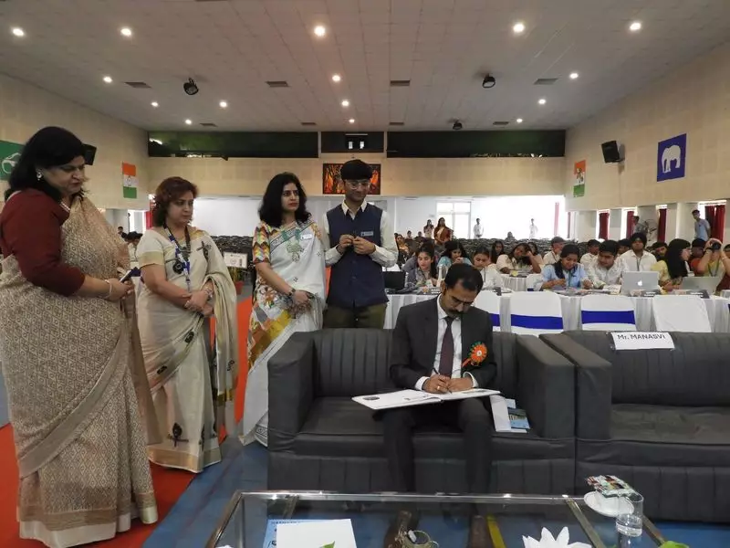 Haryana Youth Conclave & Bharat Youth Parliament Inspire Next Generation of Leaders at Millennium School