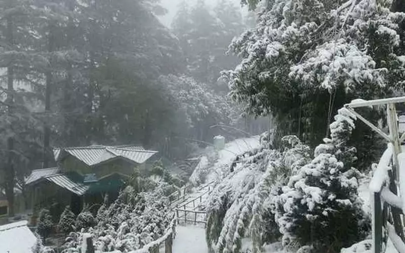 Himachal Pradesh Higher Reaches Blanketed by Fresh Snowfall
